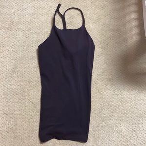 Lululemon size 6 eggplant strappy long tank